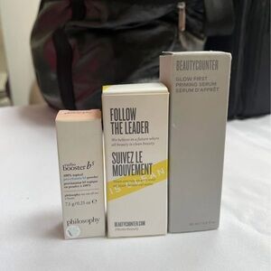 SKINCARE Beautycounter Glow Serum & Philosophy Turbo Booster Set - NWT